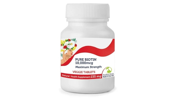 Skin, Hair & Nails Biotin 10,000mcg Tablets