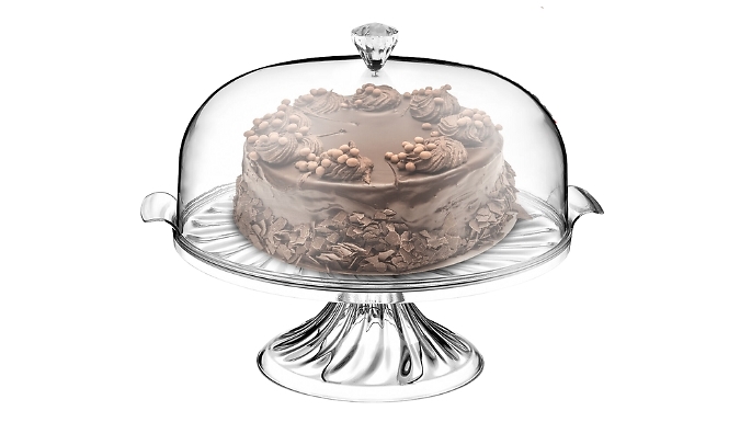 Large Cake Stand with Dome Lid