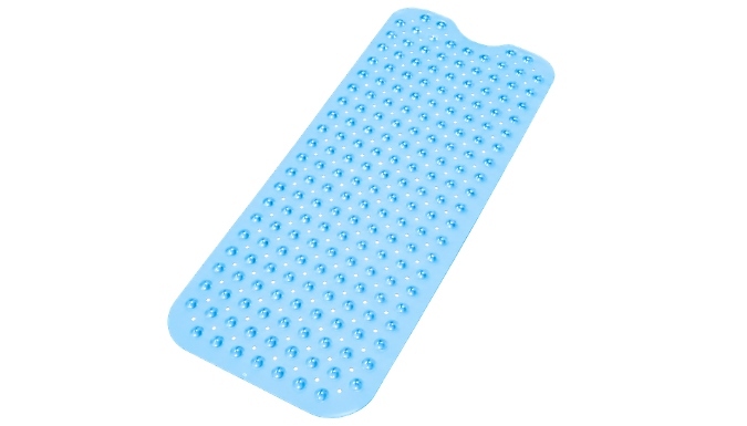 Large Anti-Slip Bath Mat with Suction Cup Base - 5 Colours!