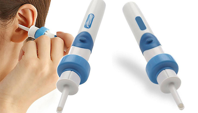 Electric Cordless Vacuum Ear Cleaner - With Optional Micro-Camera Remover!