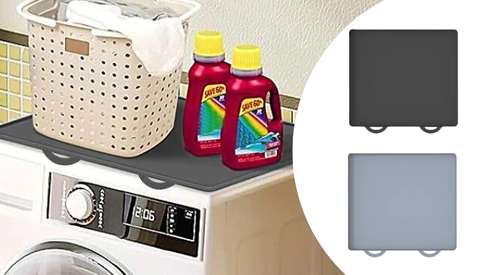 Silicone Washer Dryer Mat Top Protector - 2 Colours