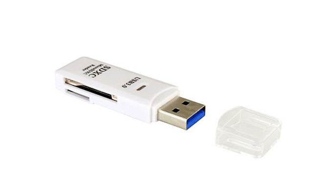 USB 3.0 Memory Card Reader - 2 Colours