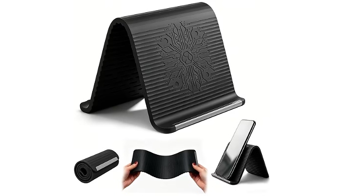 2-Pack of Adjustable Silicone Foldable Stands - 2 Colours!