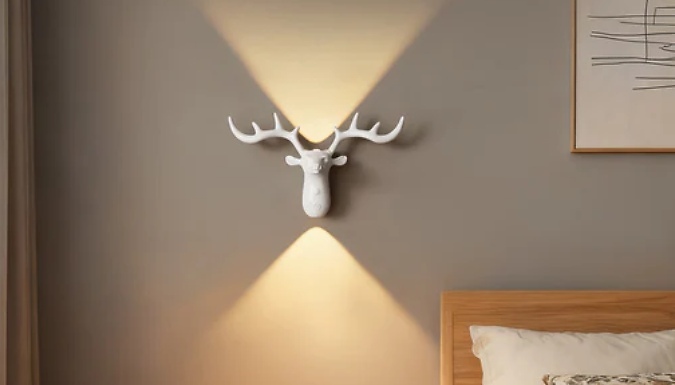 3 Colour Deer-Shaped Motion Sensor Light - 2 Colours!