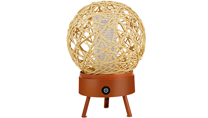 Electric Mosquito Killing Rattan Ball Light