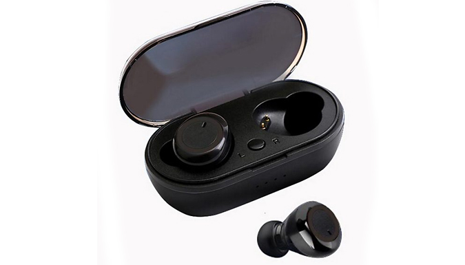 Bluetooth Wireless Noise Cancelling Earbuds with Charging Case - 2 Colours