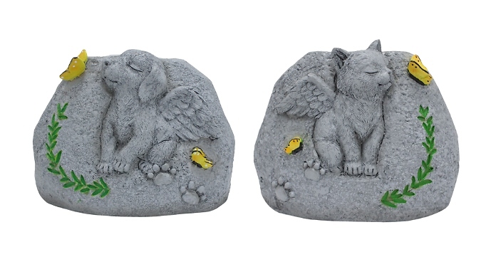 Pet Memorial Stone & Planter - For Dog or Cat