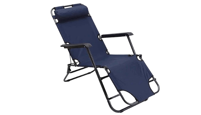 2-Pack of Zero Gravity Reclining Sun Loungers - 2 Colours