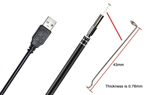 ear vacuum cleaner with camera