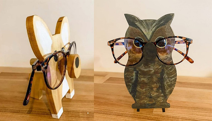 Owl glasses stand deals