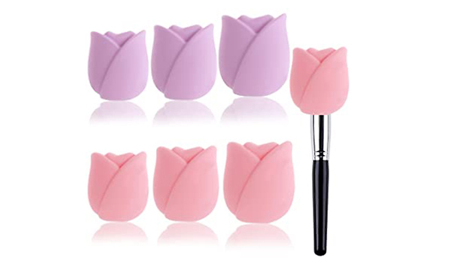 1 or 2 Travel Make-Up Brush Cover Sets - 2 Colours