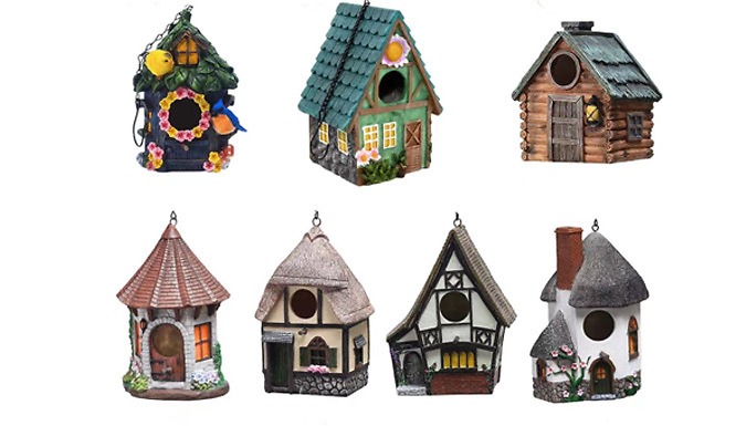 Cottage-Core Resin Birdhouse - 7 Designs