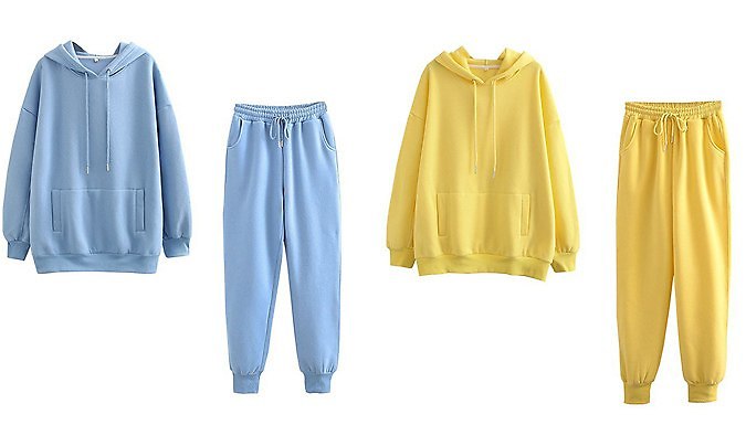 Women's Oversized Fleece Tracksuit Set - 9 Colours & 4 Sizes