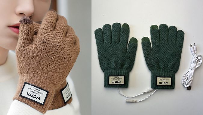 USB Heating Gloves - 7 Colours