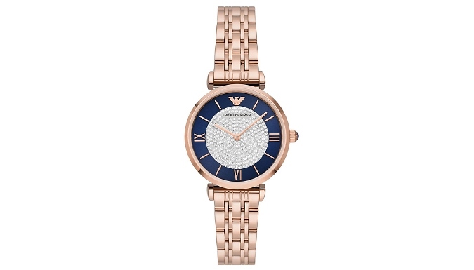 Women's Emporio Armani Embellished Watch from Go Groopie