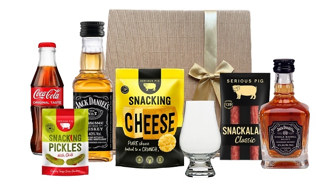 Jack Daniel's & Savoury Snack Hamper Gift Set