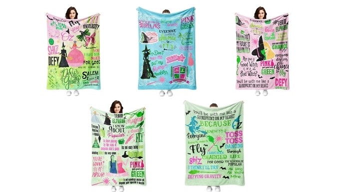 Witches Comfortable Soft Flannel Blanket - 5 Designs, 4 Sizes!