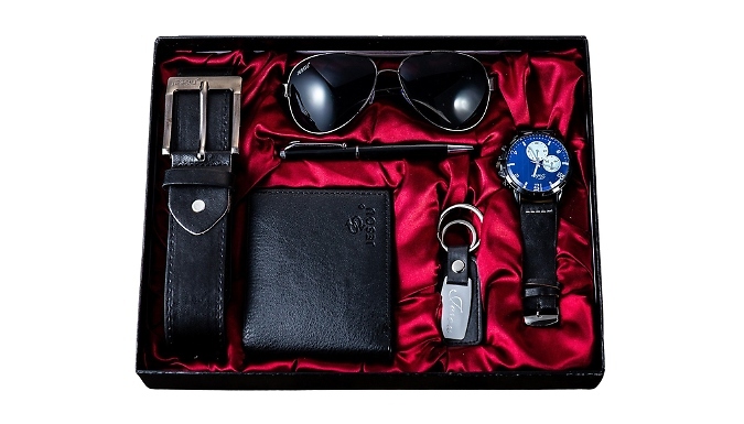 6-Piece Men's Accessory Gift Set - 2 Colours