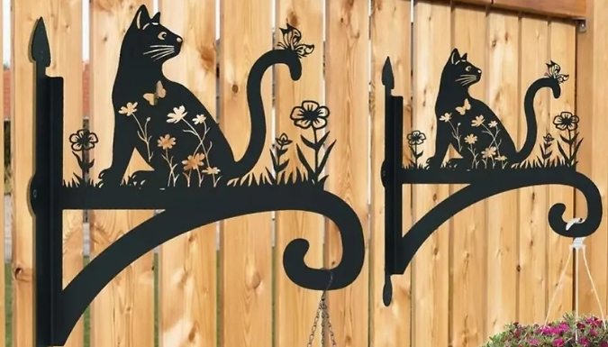 Animal Silhouette Metal Wall Mount Plant Hanger - 8 Designs!