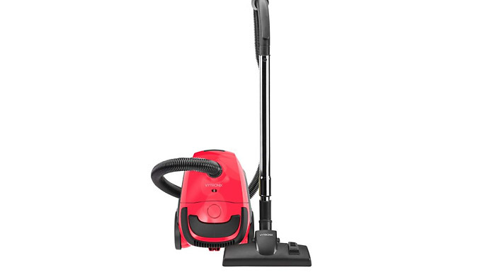 Compact Powerful Bagged Cylinder Vacuum Cleaner