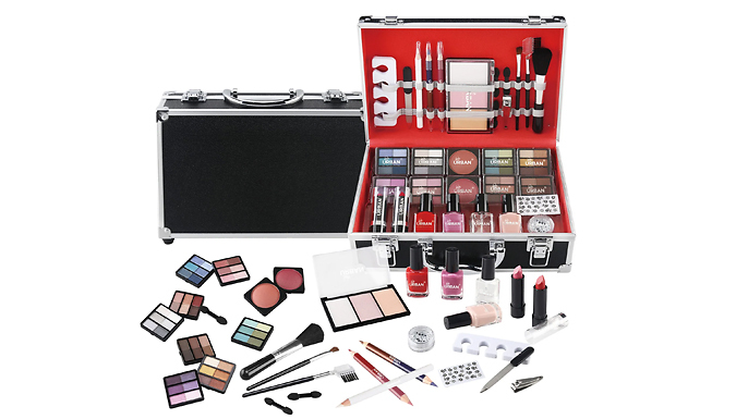 74-Piece Divine Beauty Vanity Case Set