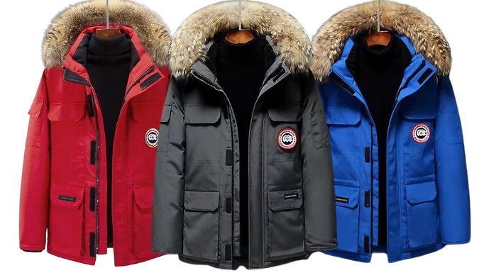 Men's Winter Parka Coat - 5 Colours, 6 Sizes!