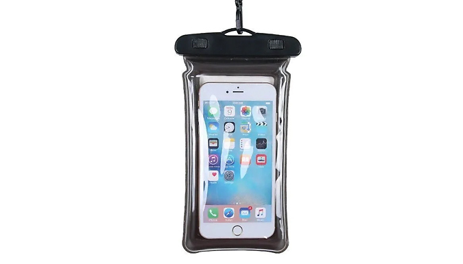 1 or 2 Waterproof Phone Pouch Bag - 5 Colours