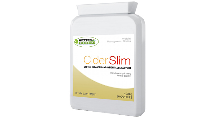 Apple CiderSlim Vinegar Cleansing Capsules – Up to 4-Month Supply! Deal Price £9.99