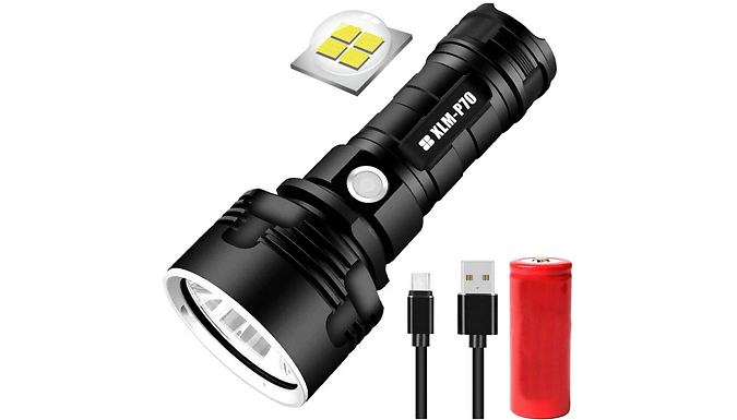 Super Bright 1000 Lumens Tactical LED Torch