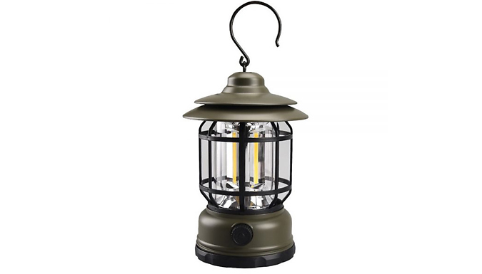 Retro-Style Hanging Portable Camping Lantern - 4 Colours