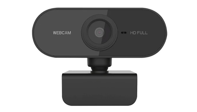 Full-HD USB Webcam with Clip Base