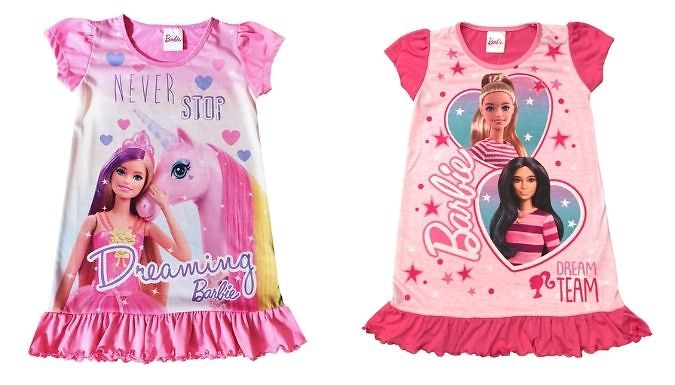 Barbie Night Dress - 2 Designs, 5 Sizes