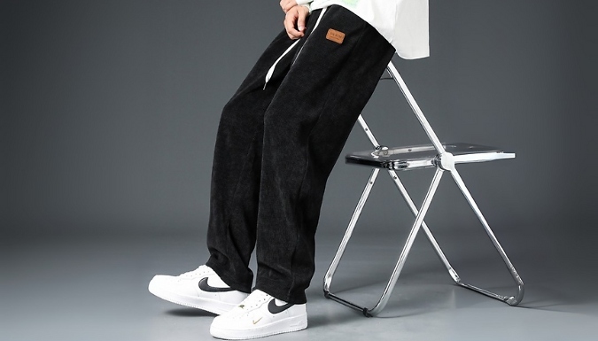 2-Pack Men’s Casual Straight Leg Trousers - 7 Sizes