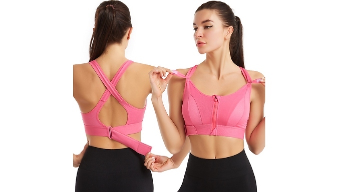 Go Groopie Gomoro Adjustable High-Impact Sports Bra - 5 Colours & 8 Sizes