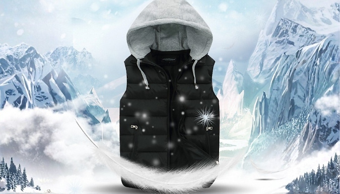 Men’s Outdoor Hooded Winter Vest