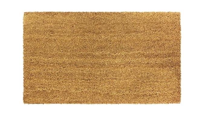 Outdoor Non-Slip Heavy Duty Coir Door Mat - 1 or 2 Pack!