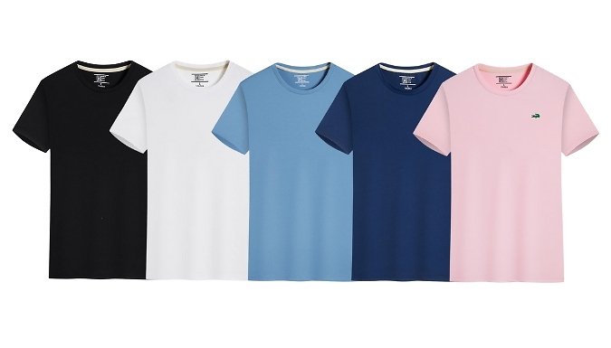 Men’s Crocodile Crew Neck T-Shirt - 5 Colours, 7 Sizes!