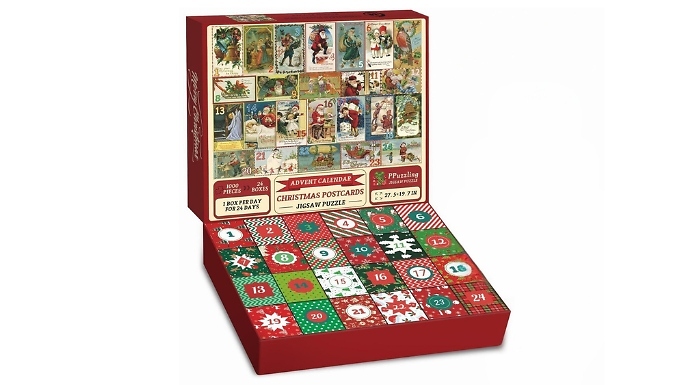 24 Day Christmas Puzzle Advent Calendar - 2 Options