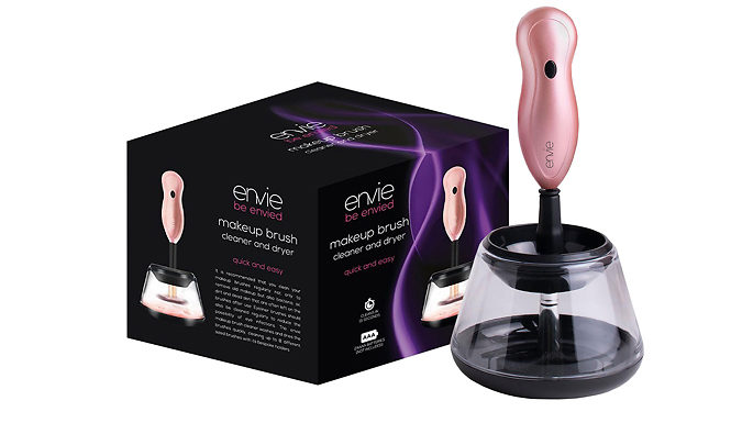 Envie Make-Up Brush Cleaner and Dryer - 4 Colours from Go Groopie