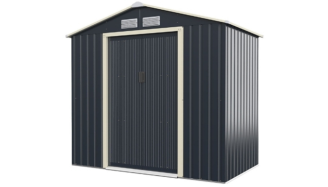 4ft Walk-in Outdoor Garden Tool Shed!