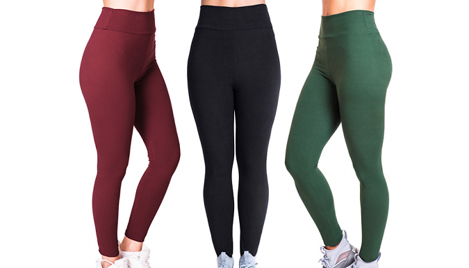 Stretchy Yoga Pants Leggings - 5 Colours & 6 Sizes