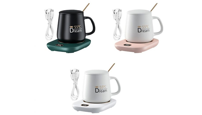 USB Coffee Mug Cup Warmer - 3 Colours