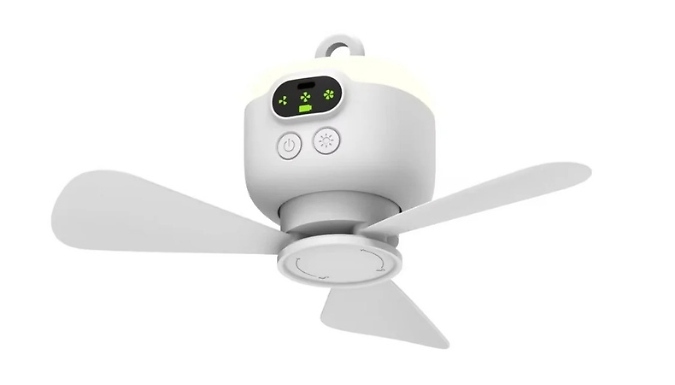 Portable Ultra-Quiet Ceiling Fan & Light - 3 Options!
