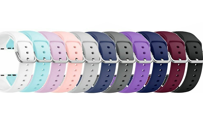 Soft Silicone Strap for iWatch – 11 Colours Deal Price £14.99