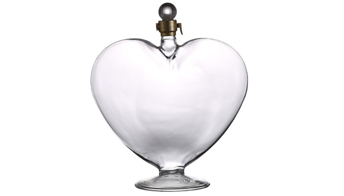 Heart-Shaped Whiskey Decanter - 2 Sizes