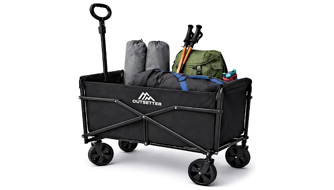 70L Heavy Duty Foldable Garden Trolley