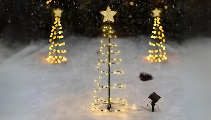 Solar Powered Christmas Decoration Lights - 2 Styles