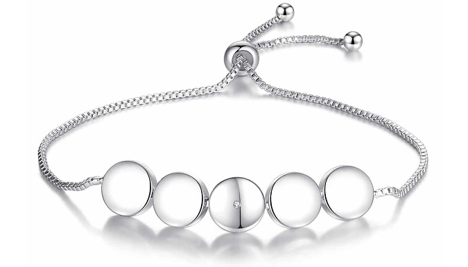 Natural Diamond Adjustable Bracelet