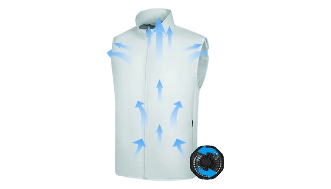 Built-in Fan Cooling Vest - 2 Colours