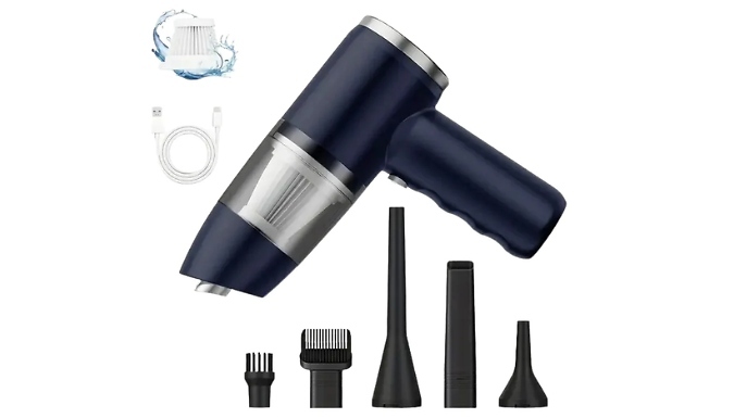 Cordless Handheld Wet & Dry Vacuum Cleaner - 2 Colours!